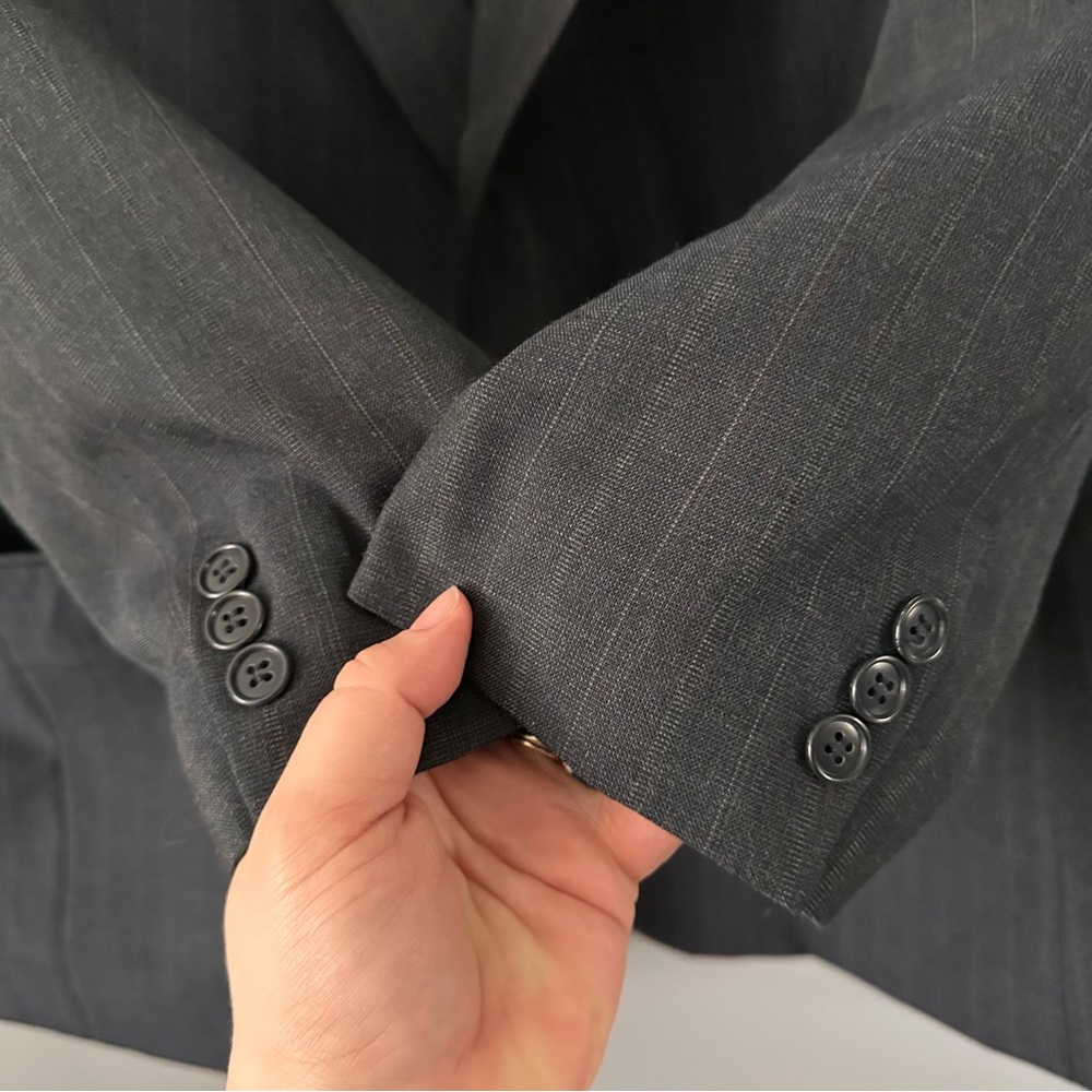 Executive Collection Single-Breasted Suit Jacket‎ Only | Black - Picture 5 of 9